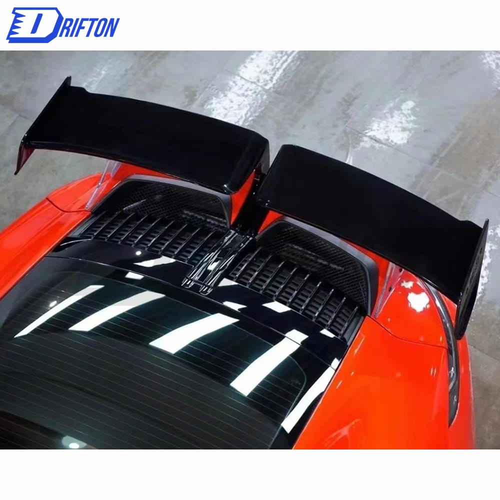 Techart Style Dry Carbon Fiber With Full Primer Rear Spoiler For Porsche 911 992 Carrera S 2019-2023