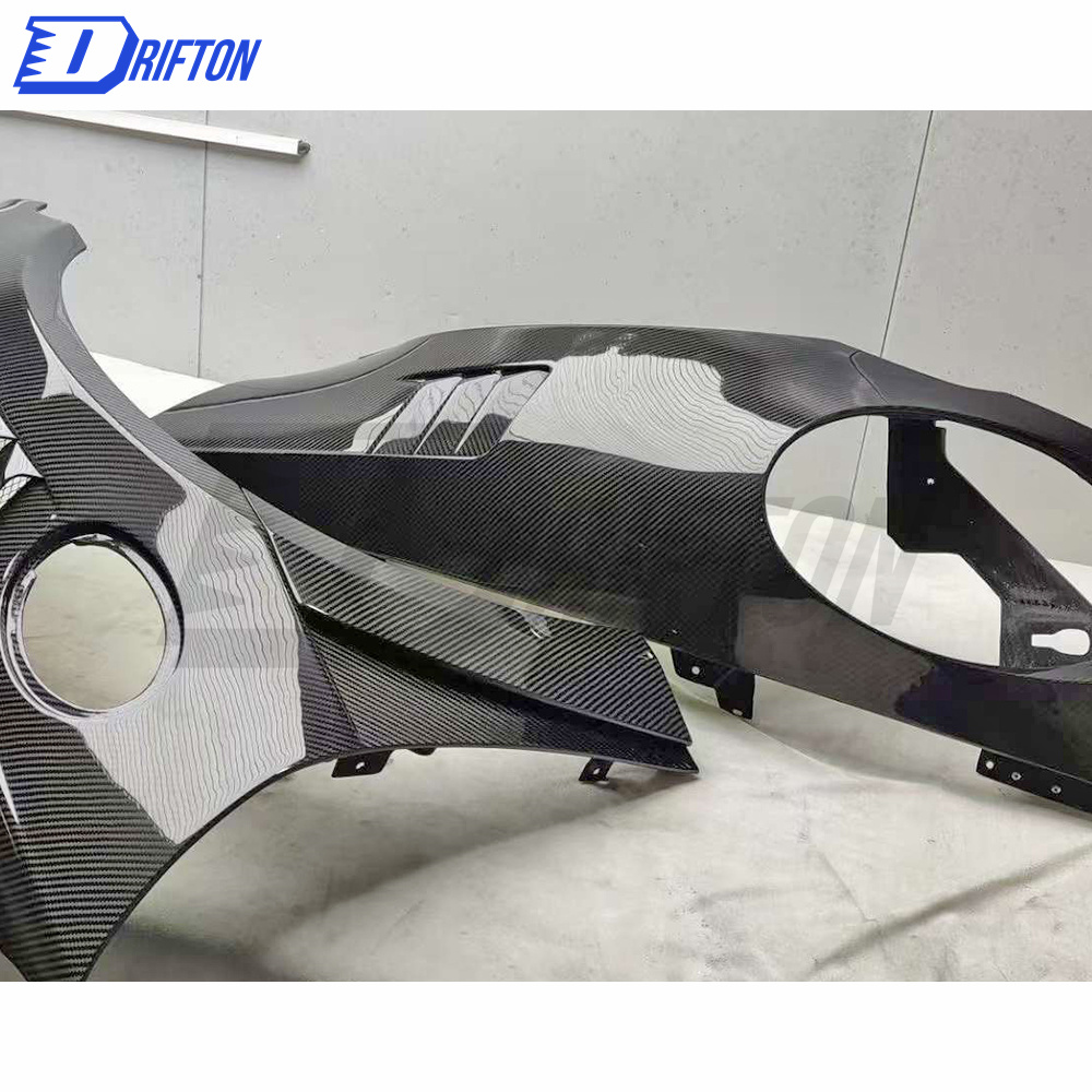TopCar Style Dry Carbon Fiber Fenders For Porsche 911 992 Carrera S 2019-2023