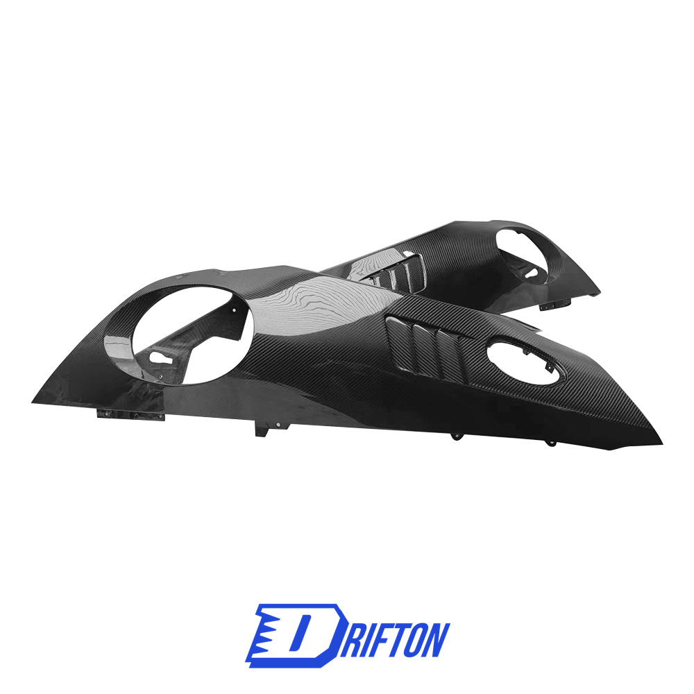 TopCar Style Dry Carbon Fiber Fenders For Porsche 911 992 Carrera S 2019-2023