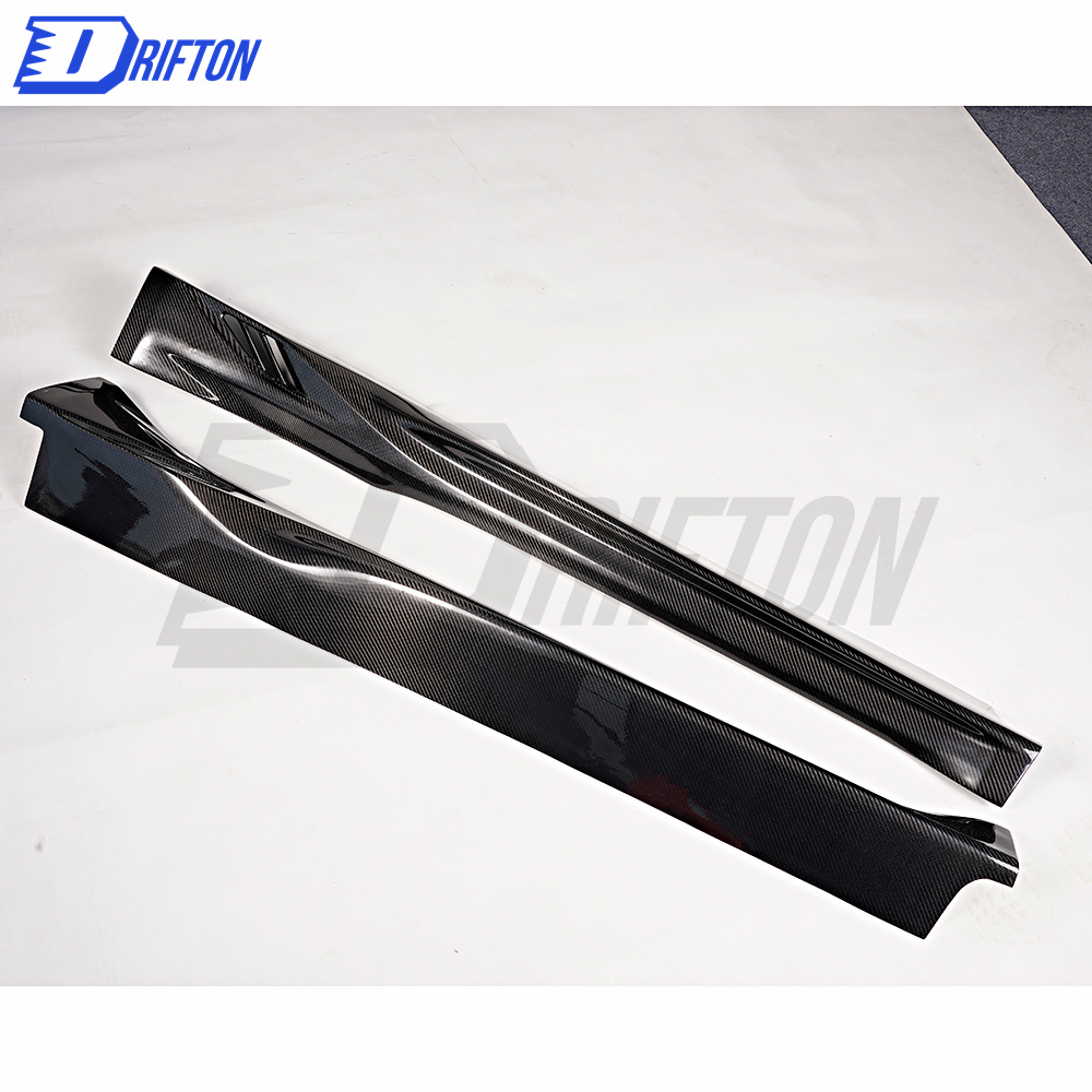 Z007 Style Dry Carbon Fiber Side Skirt For Porsche 911 992 Carrera S 2019-2023