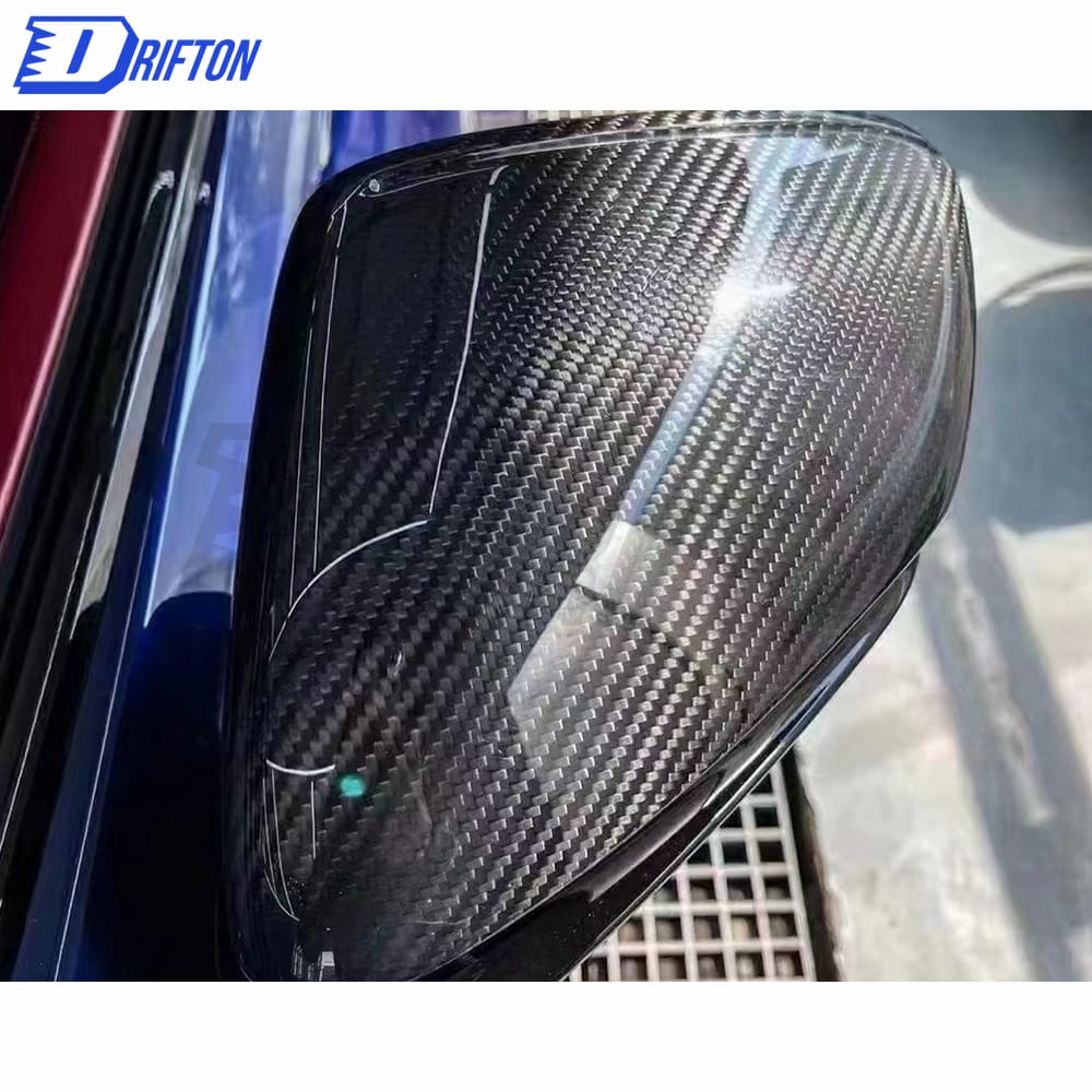 Dry Carbon Fiber Mirror Cover (Replacement) For Porsche Taycan 2019-2020
