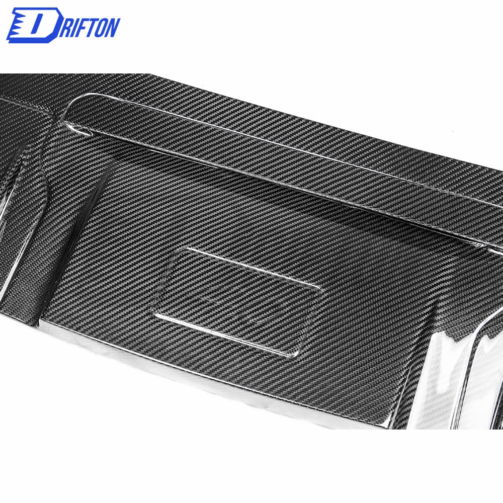 GT3 Style Dry Carbon Fiber Rear Spoiler & Engine Cover & Primed Rear Trunk Set For Porsche 911 992 Carrera S 2019-2023