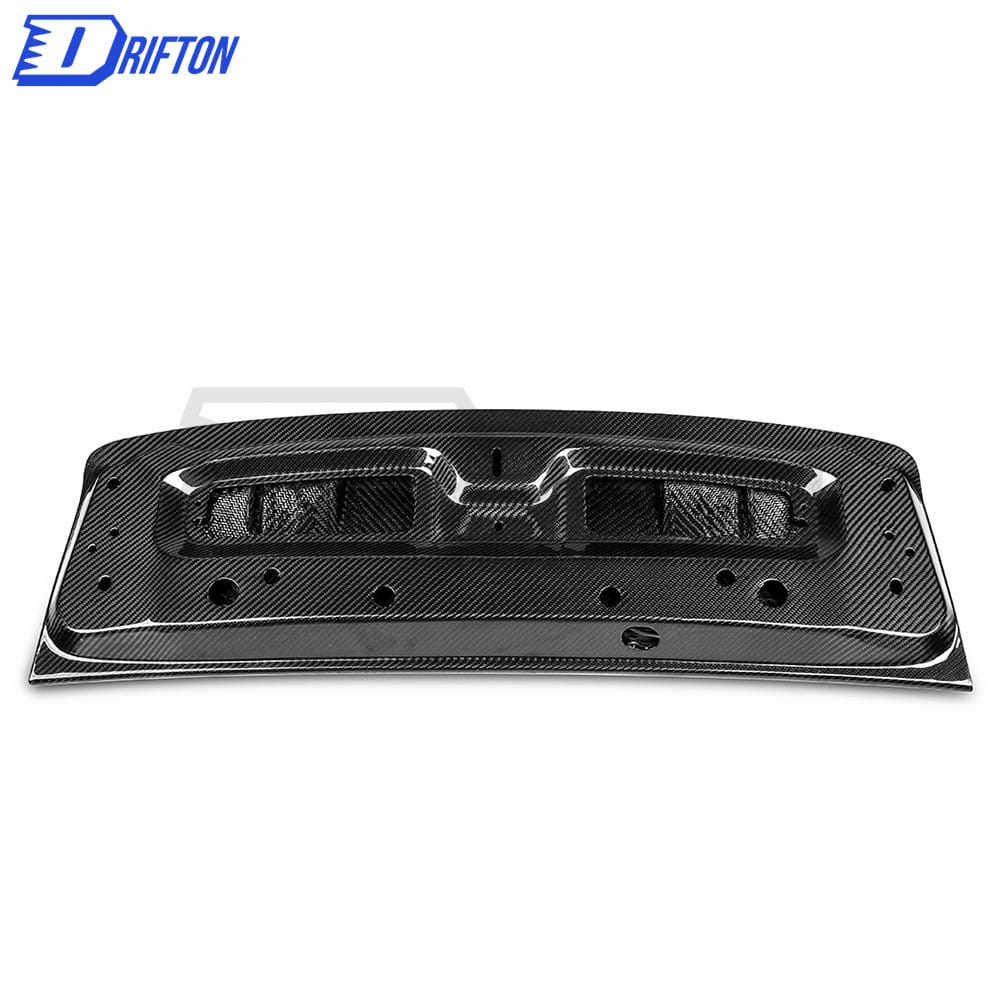 GT3 Style Dry Carbon Fiber Rear Spoiler & Engine Cover & Primed Rear Trunk Set For Porsche 911 992 Carrera S 2019-2023