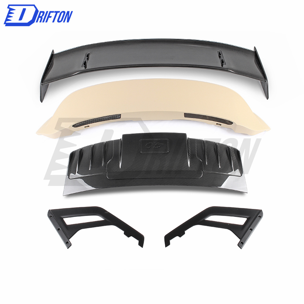 GT3 Style Dry Carbon Fiber With Portion Primer Body Kit For Porsche 911 992 Carrera S 2019-2023