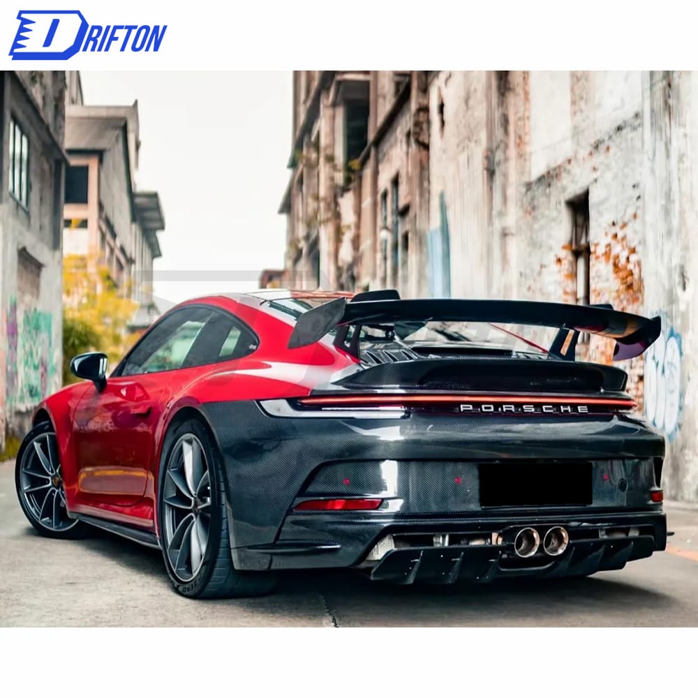 GT3 Style Full Dry Carbon Fiber Body Kit For Porsche 911 992 Carrera S 2019-2023