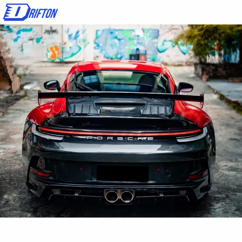 GT3 Style Full Dry Carbon Fiber Body Kit For Porsche 911 992 Carrera S 2019-2023