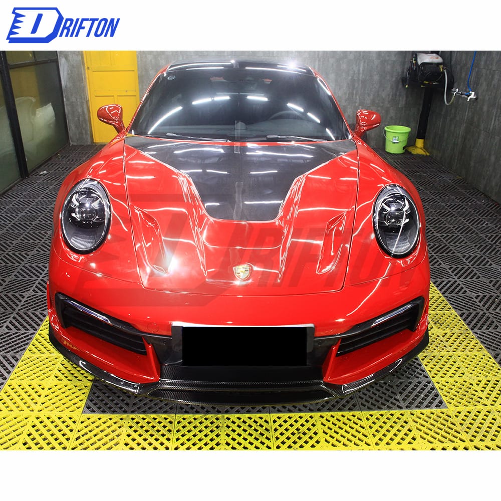 MIW Style Dry Carbon Fiber Hood For Porsche 911 992 Carrera S 2019-2023