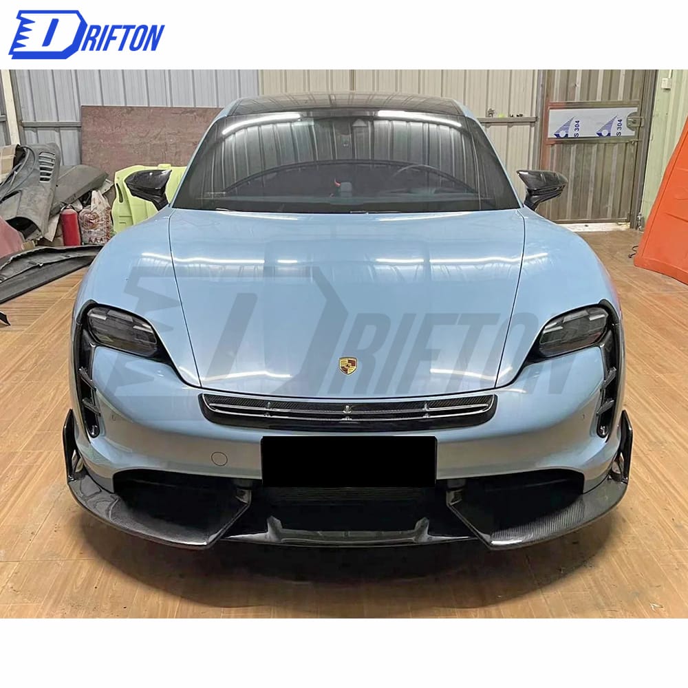 MSY Style Dry Carbon Fiber Front Side Vents For Porsche Taycan Turbo 2019-2020