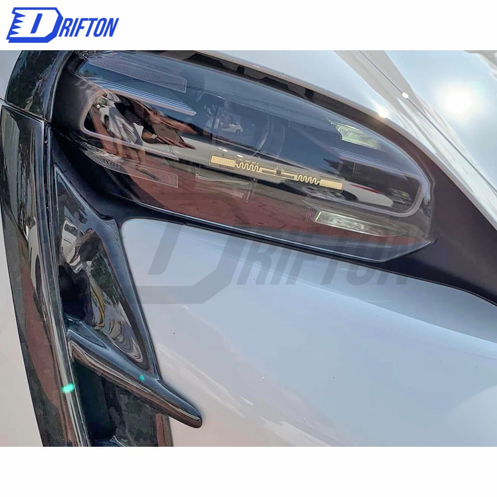MSY Style Dry Carbon Fiber Front Side Vents For Porsche Taycan Turbo 2019-2020