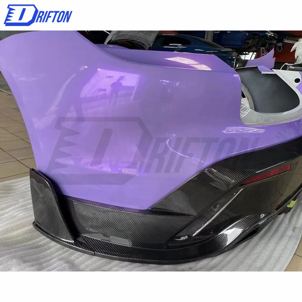 MSY Style Dry Carbon Fiber Rear Diffuser For Porsche Taycan Turbo 2019-2020