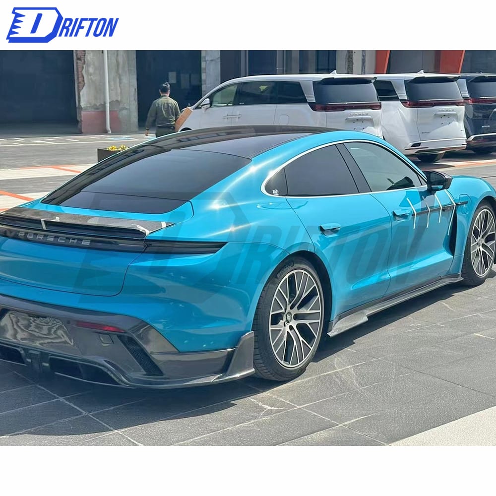 MSY Style Dry Carbon Fiber Side Skirt For Porsche Taycan Turbo 2019-2020