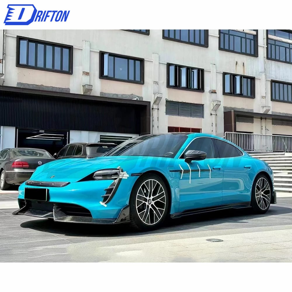 MSY Style Dry Carbon Fiber Side Skirt For Porsche Taycan Turbo 2019-2020