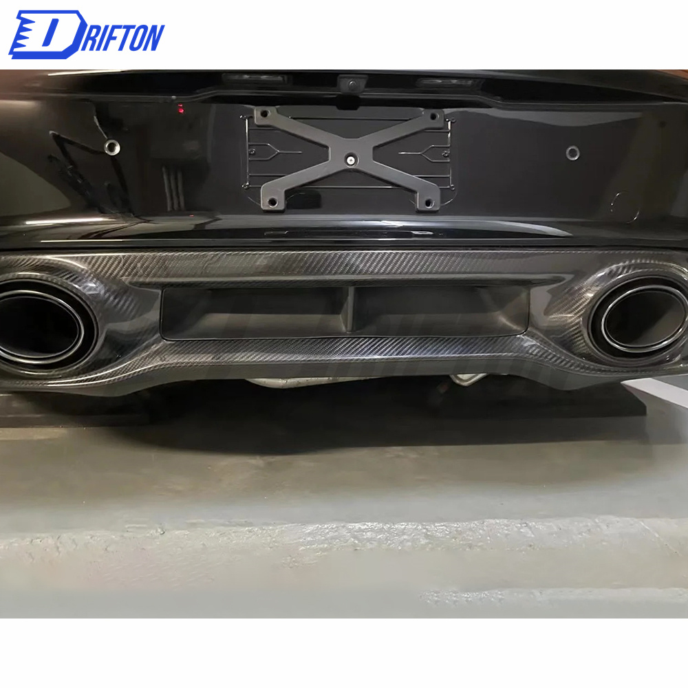 OEM Style Dry Carbon Fiber Rear Diffuser For Porsche 911 992 Turbo S