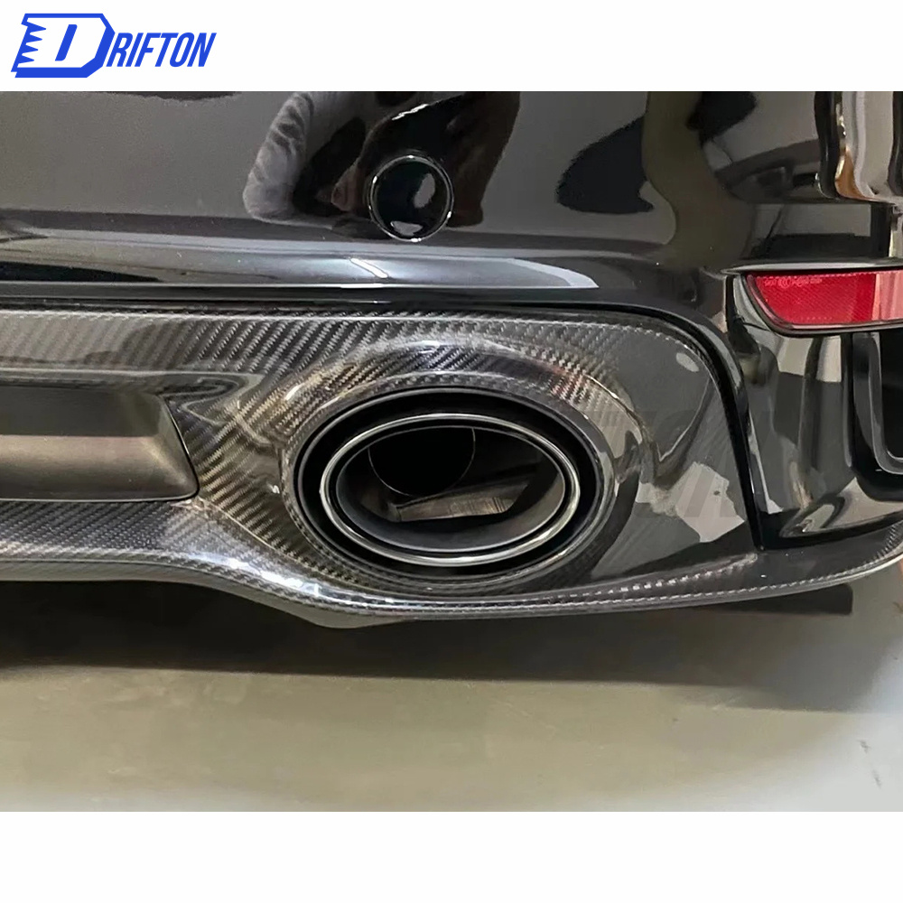 OEM Style Dry Carbon Fiber Rear Diffuser For Porsche 911 992 Turbo S