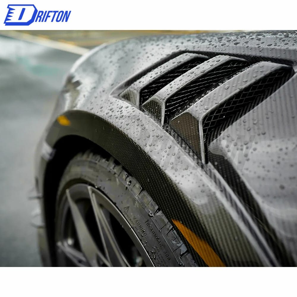 Paktechz Design Dry Carbon Fiber Fender For Porsche 911 992 Turbo S 2019-2023