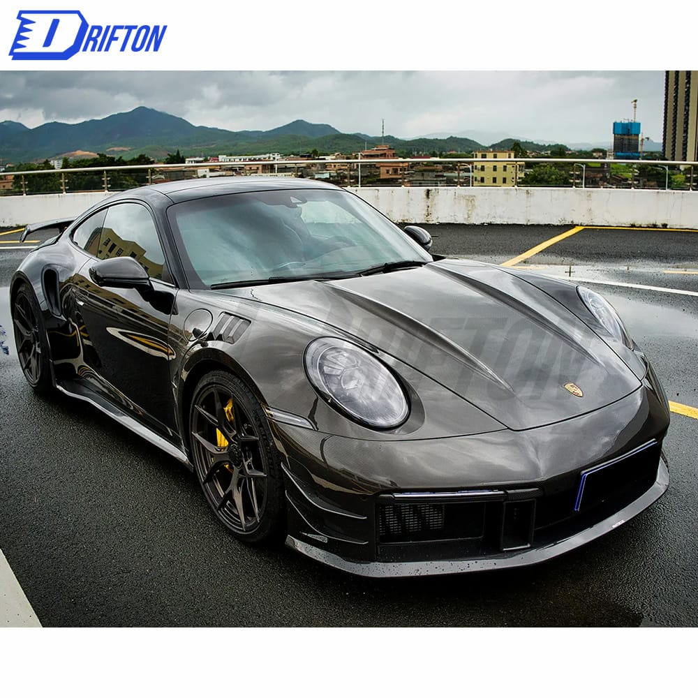 Paktechz Design Dry Carbon Fiber Fender For Porsche 911 992 Turbo S 2019-2023