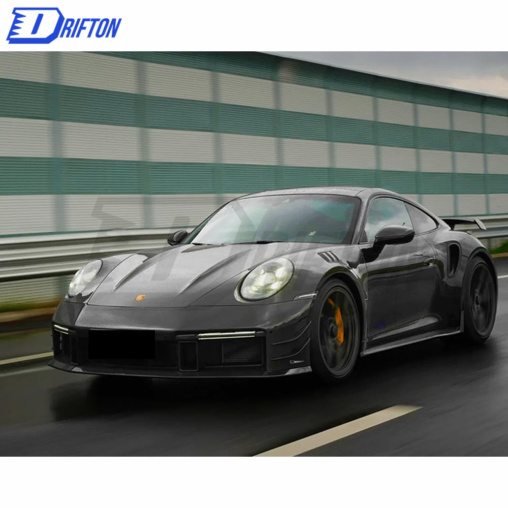 Paktechz Design Dry Carbon Fiber Hood For Porsche 911 992 Turbo S 2019-2023