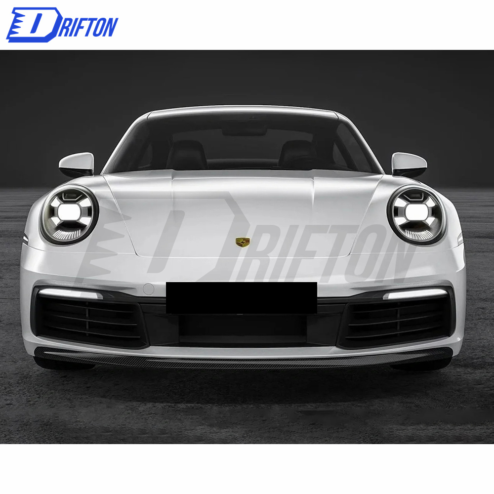 Paktechz Design Dry Carbon Fiber Side Skirt For Porsche 911 992 Carrera S 2019-2023
