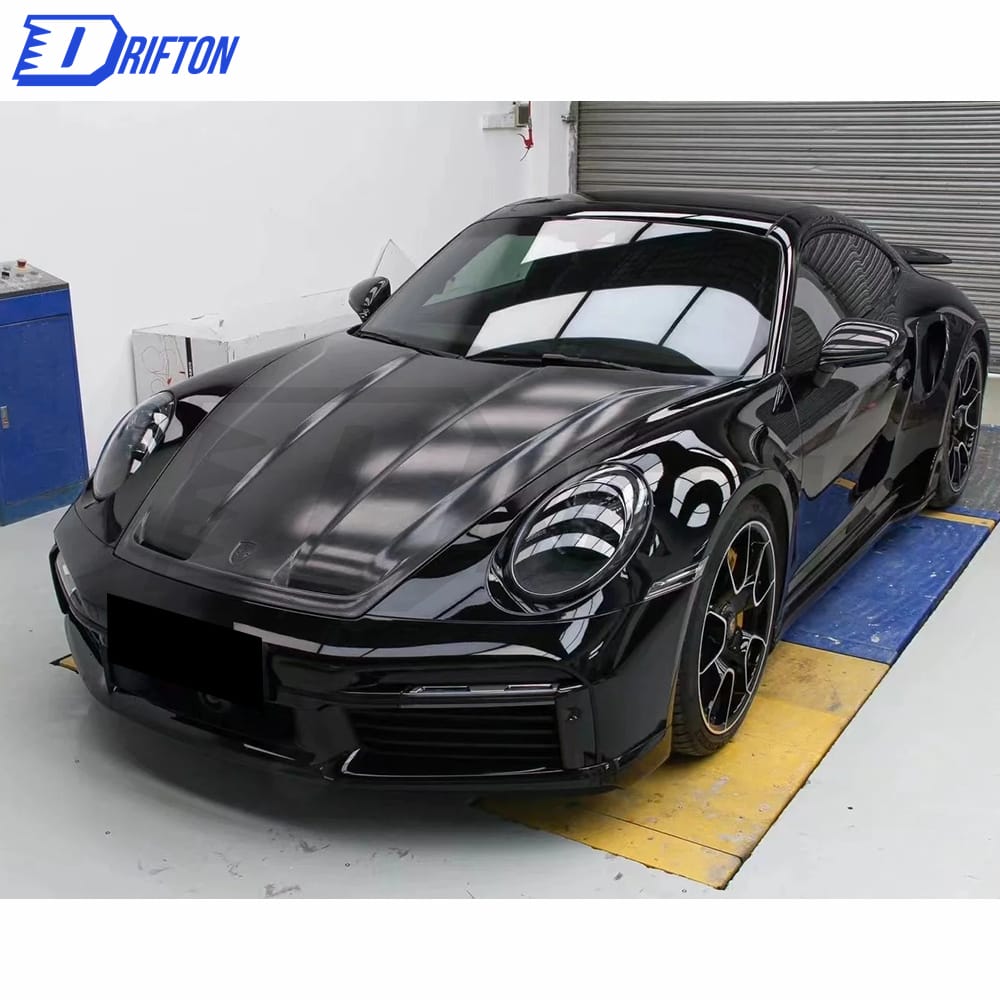 TechArt Style Dry Carbon FIber Hood For Porsche 911 992 Turbo S 2019-2023