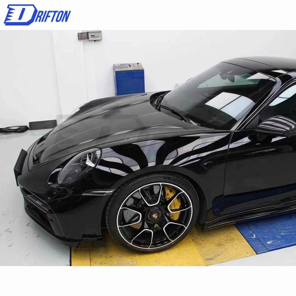 TechArt Style Dry Carbon FIber Hood For Porsche 911 992 Turbo S 2019-2023