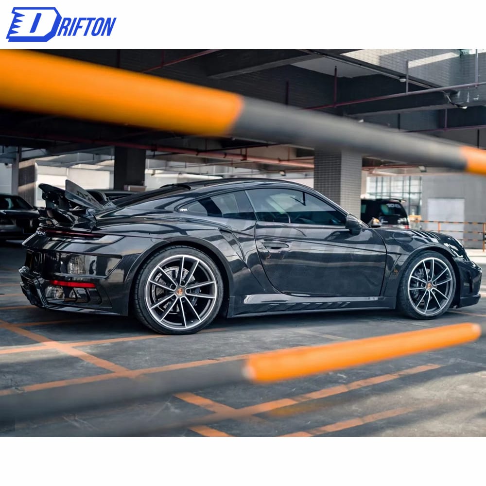 Topcar Stinger Style Dry Carbon Fiber Full Body Kit For Porsche 911 992 Carrera S 2019-2023