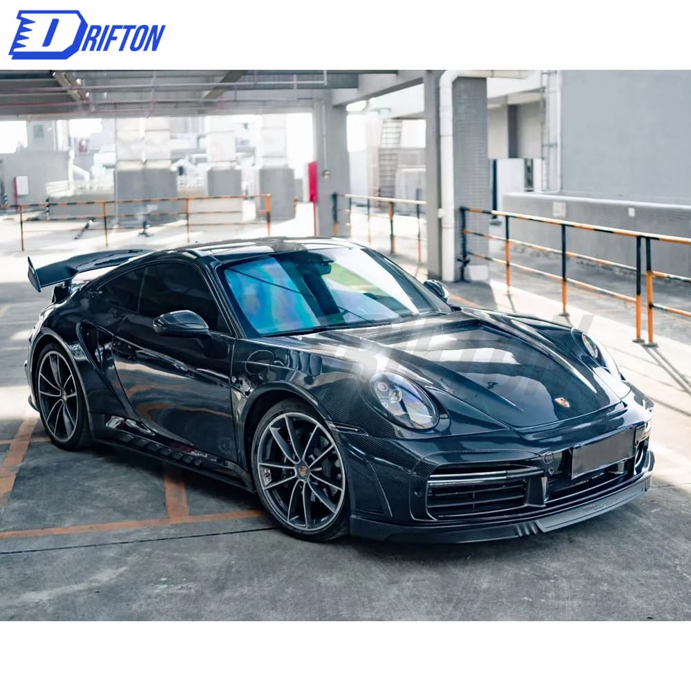 Topcar Stinger Style Dry Carbon Fiber Full Body Kit For Porsche 911 992 Carrera S 2019-2023