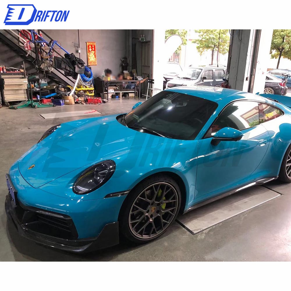 Turbo S Style Dry Carbon Fiber Front Lip For Porsche 911 992 2019-2023