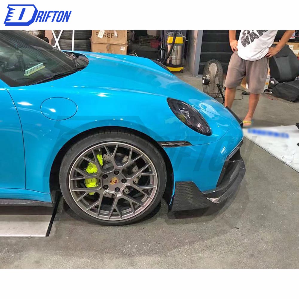 Turbo S Style Dry Carbon Fiber Front Lip For Porsche 911 992 2019-2023