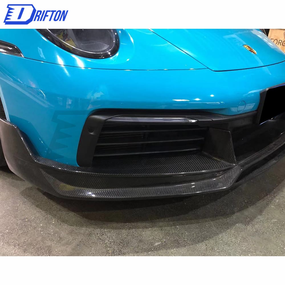 Turbo S Style Dry Carbon Fiber Front Lip For Porsche 911 992 2019-2023