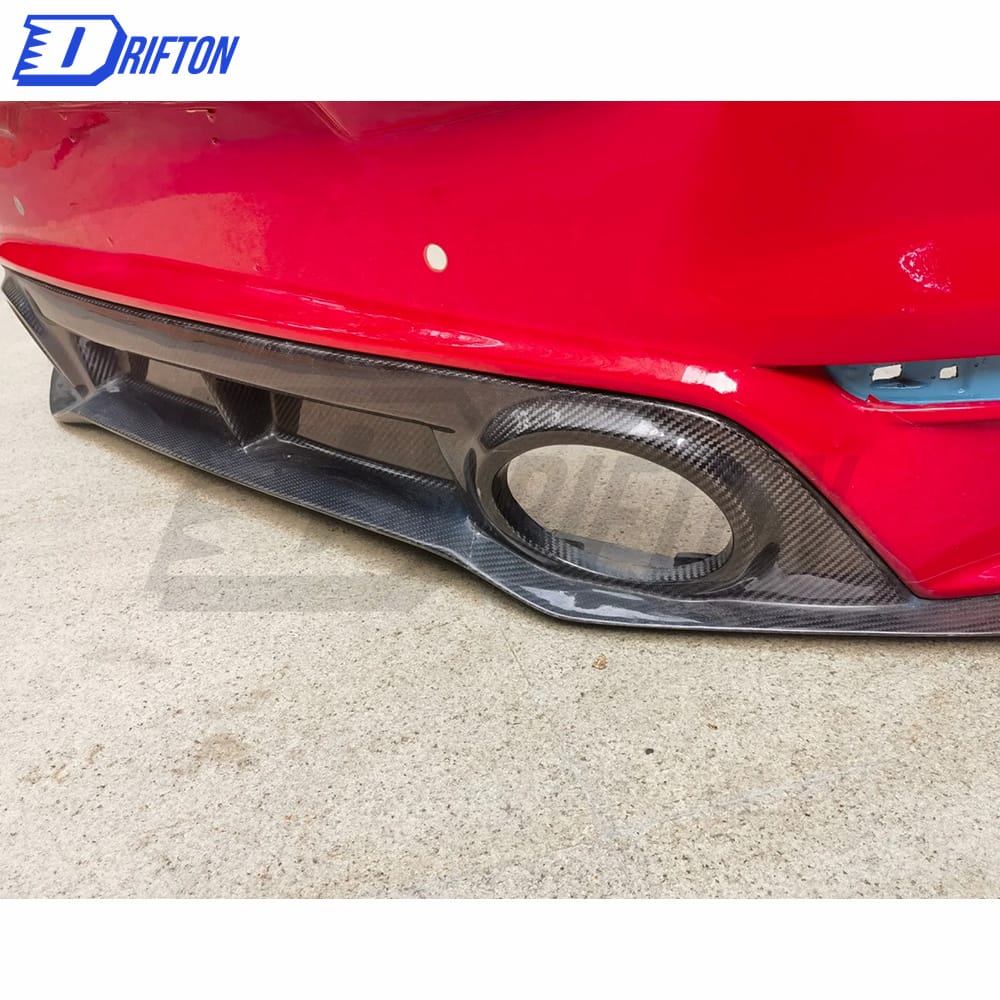 Turbo S Style Primed Dry Carbon Fiber Rear Bumper For Porsche 911 992 2019-2023