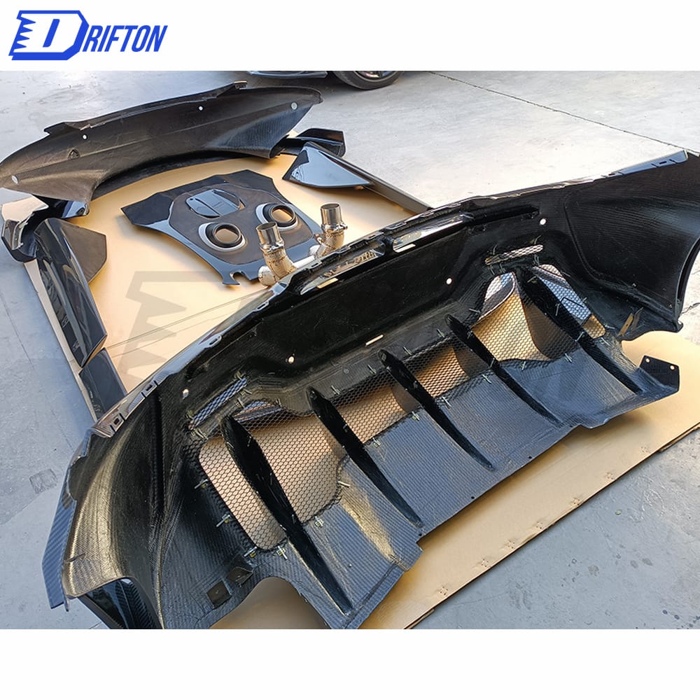 600LT Style Dry Carbon Fiber Body Kit For Mclaren 570S 2015-2020