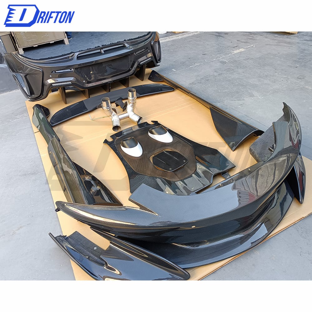 600LT Style Dry Carbon Fiber Body Kit For Mclaren 570S 2015-2020