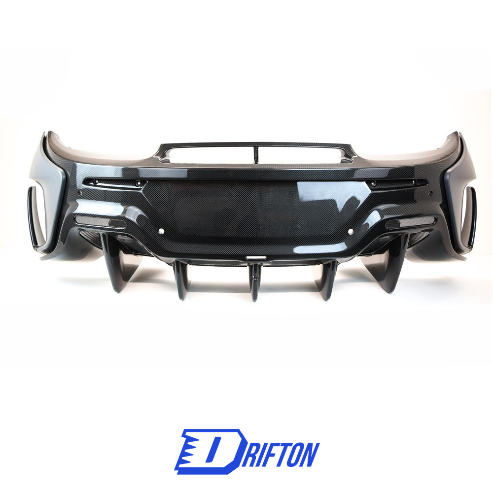 600LT Style Dry Carbon Fiber Rear Bumper For Mclaren 570S 2015-2020