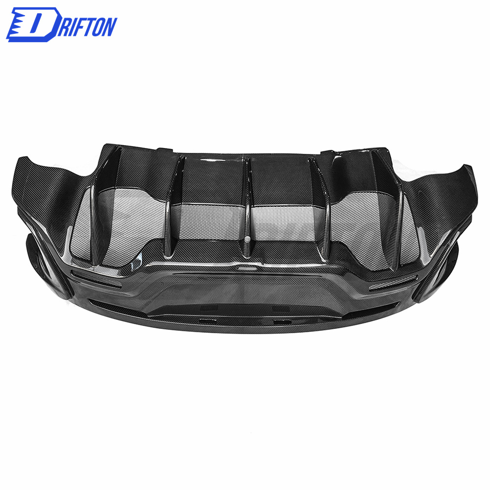 600LT Style Dry Carbon Fiber Rear Bumper For Mclaren 570S 2015-2020