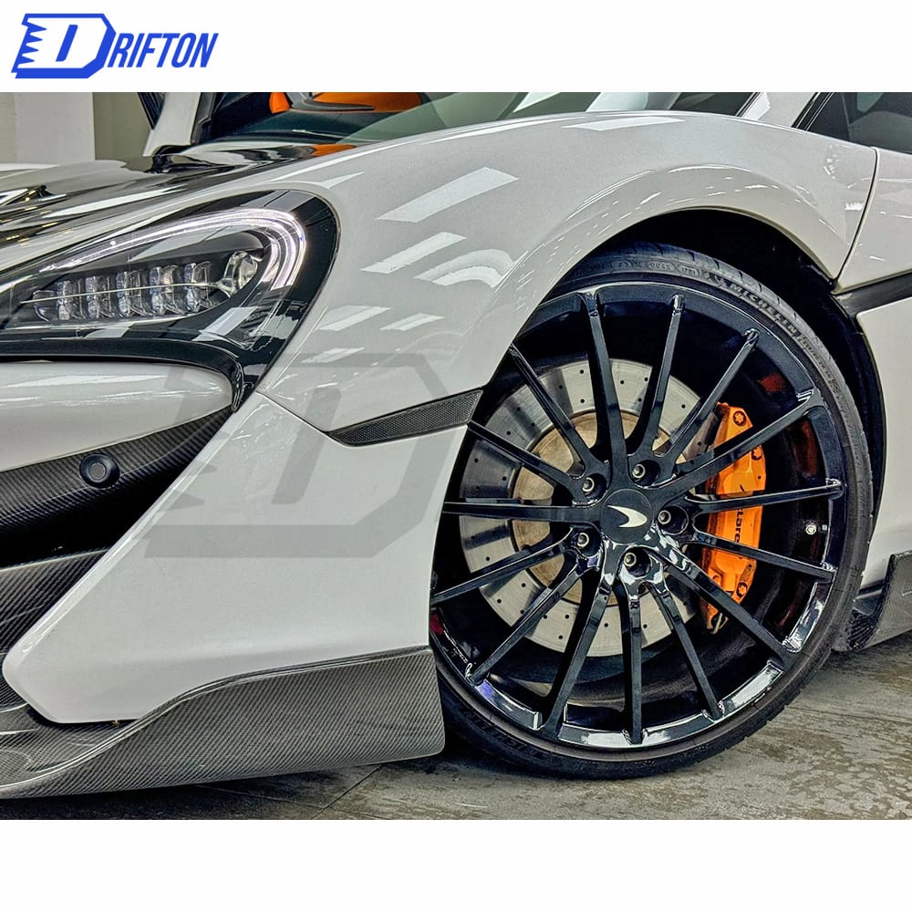 600LT Style Dry Carbon Fiber Rear Engine Hood Cover For Mclaren 570S 2015-2020