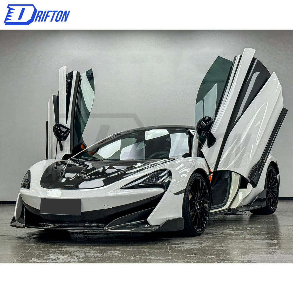 600LT Style Dry Carbon Fiber Rear Engine Hood Cover For Mclaren 570S 2015-2020