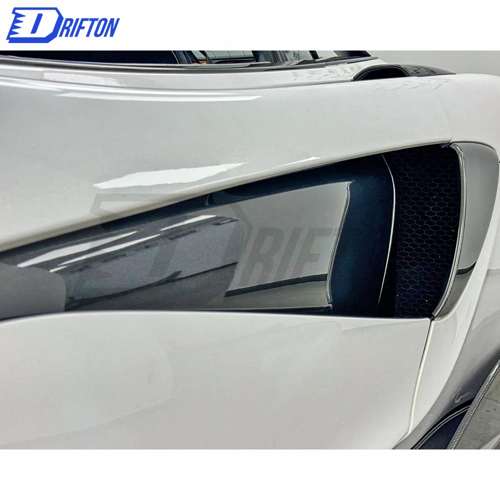 600LT Style Dry Carbon Fiber Rear Engine Hood Cover For Mclaren 570S 2015-2020