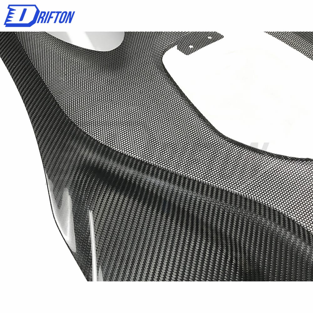 600LT Style Dry Carbon Fiber Rear Engine Hood Cover For Mclaren 570S 2015-2020