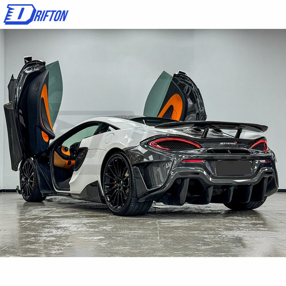 600LT Style Dry Carbon Fiber Rear Spoiler For Mclaren 570S 2015-2020