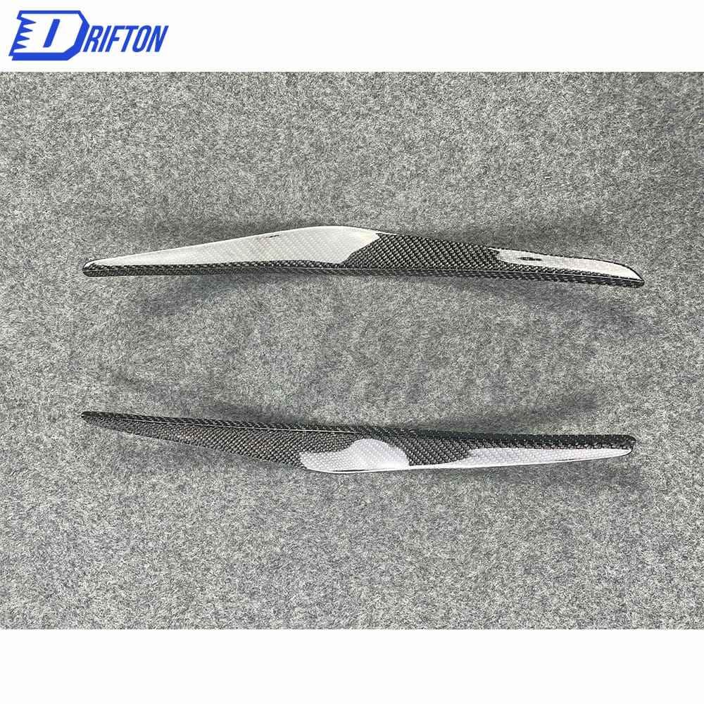 GT4 Style Carbon Fiber Front Bumper Canards For Mclaren 540C 570S 570GT 2015-2020