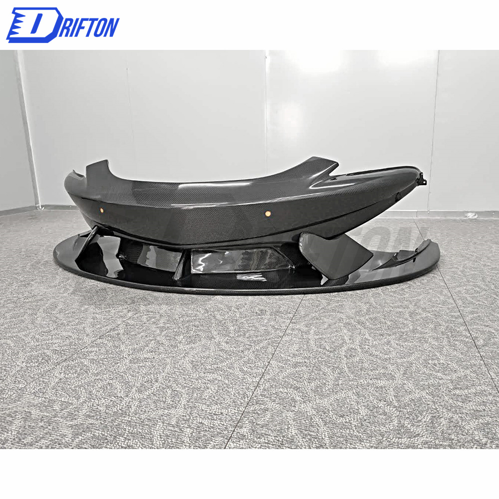 GT4 Style Dry Carbon Fiber Front Bumper For Mclaren 570S 570GT 2015-2020