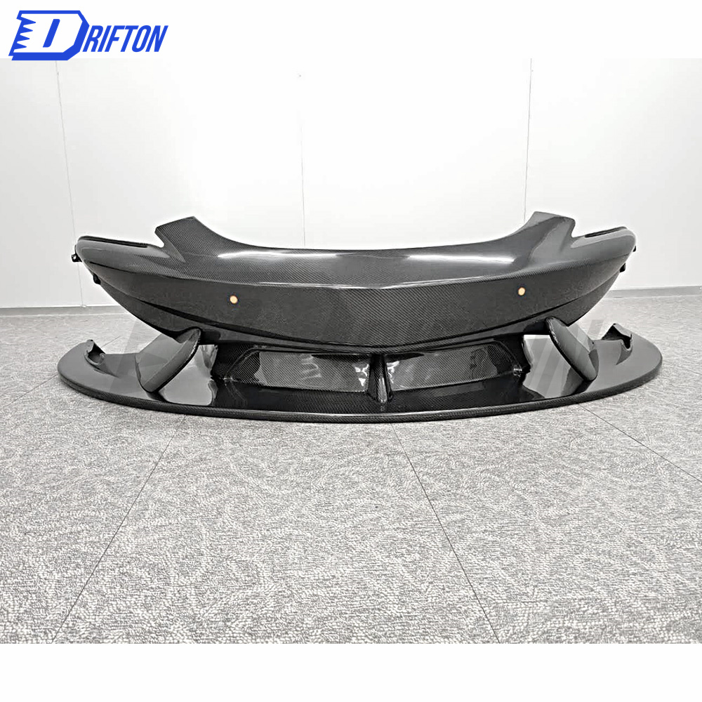 GT4 Style Dry Carbon Fiber Front Bumper For Mclaren 570S 570GT 2015-2020