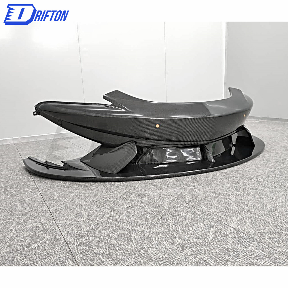 GT4 Style Dry Carbon Fiber Front Bumper For Mclaren 570S 570GT 2015-2020