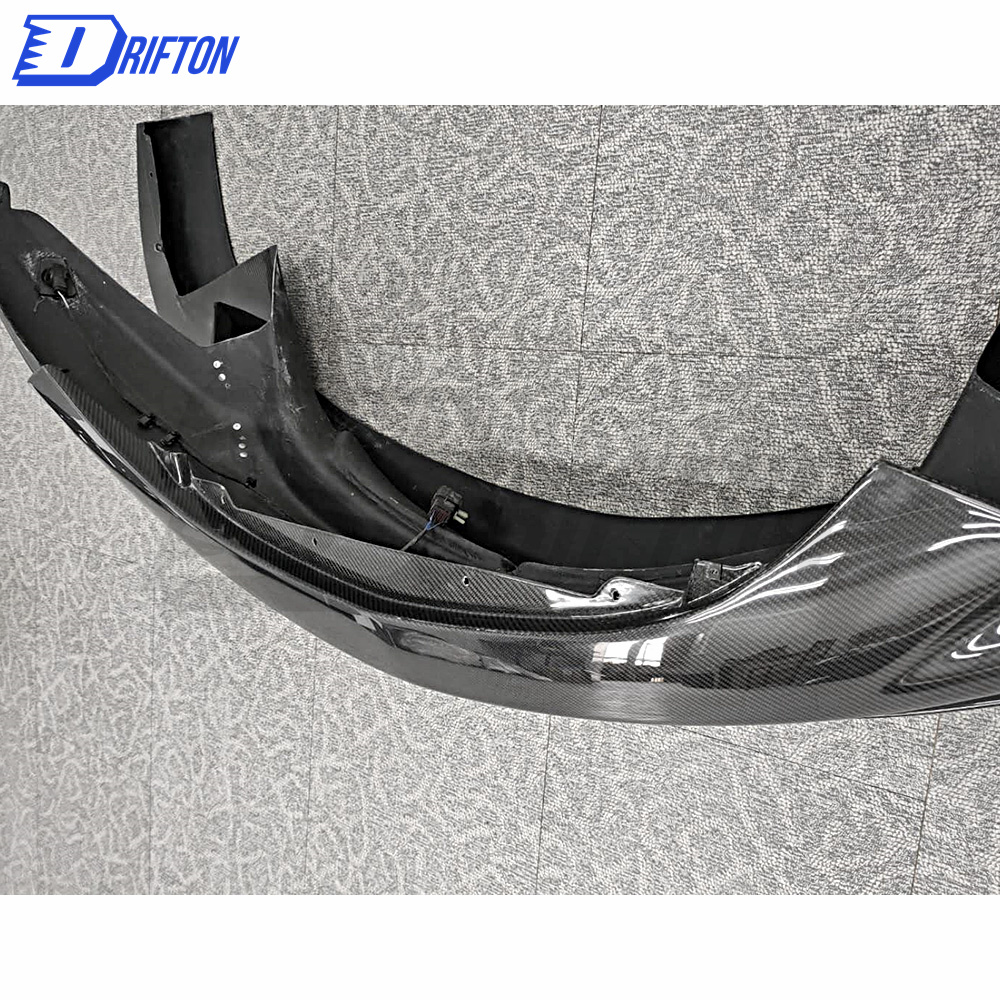 GT4 Style Dry Carbon Fiber Front Bumper For Mclaren 570S 570GT 2015-2020