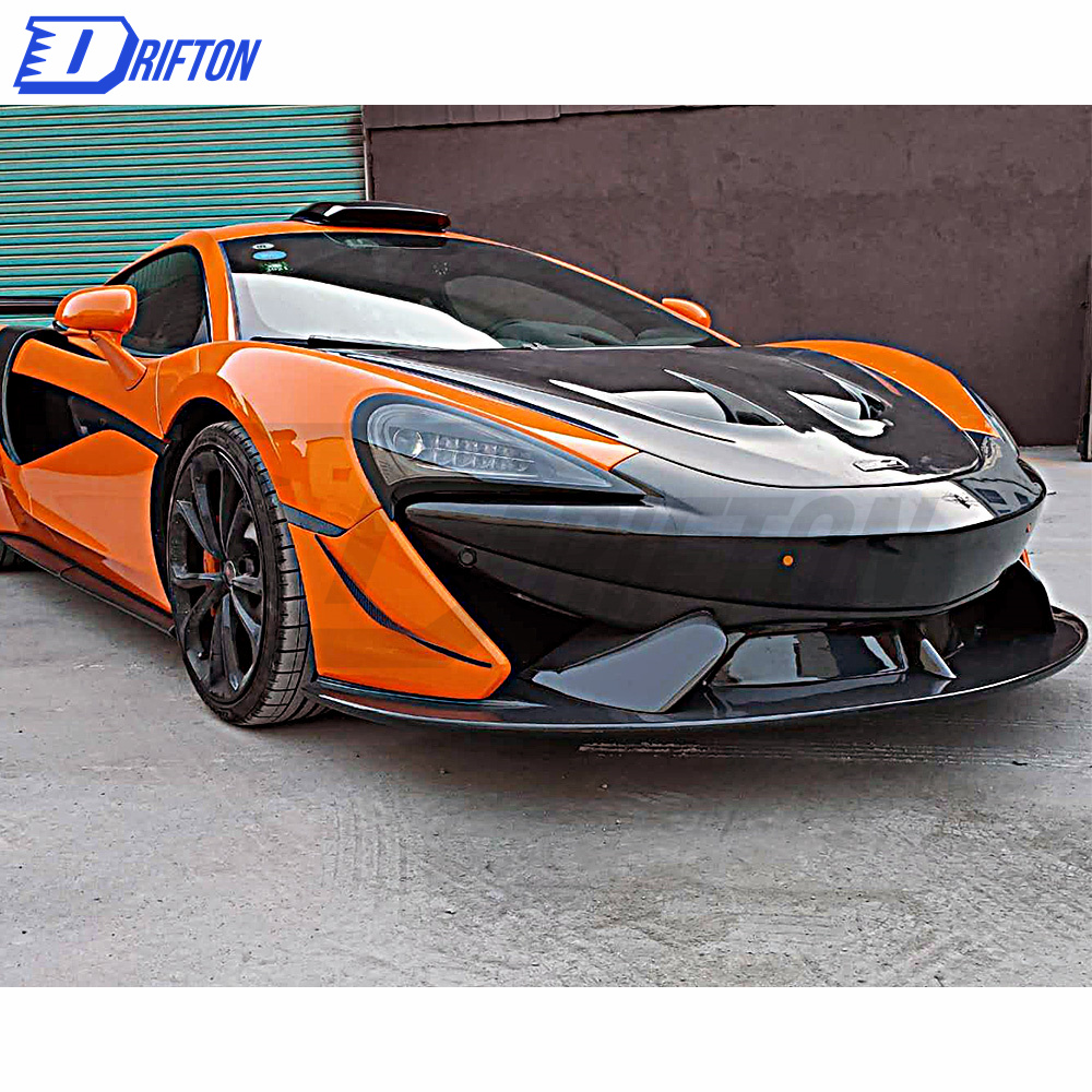 GT4 Style Dry Carbon Fiber Front Bumper For Mclaren 570S 570GT 2015-2020
