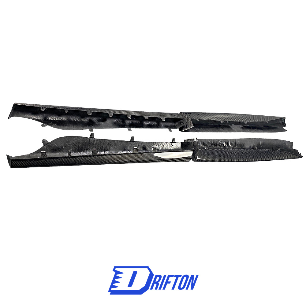 GT4 Style Dry Carbon Fiber Side Skirt For Mclaren 570S 570GT 2015-2020