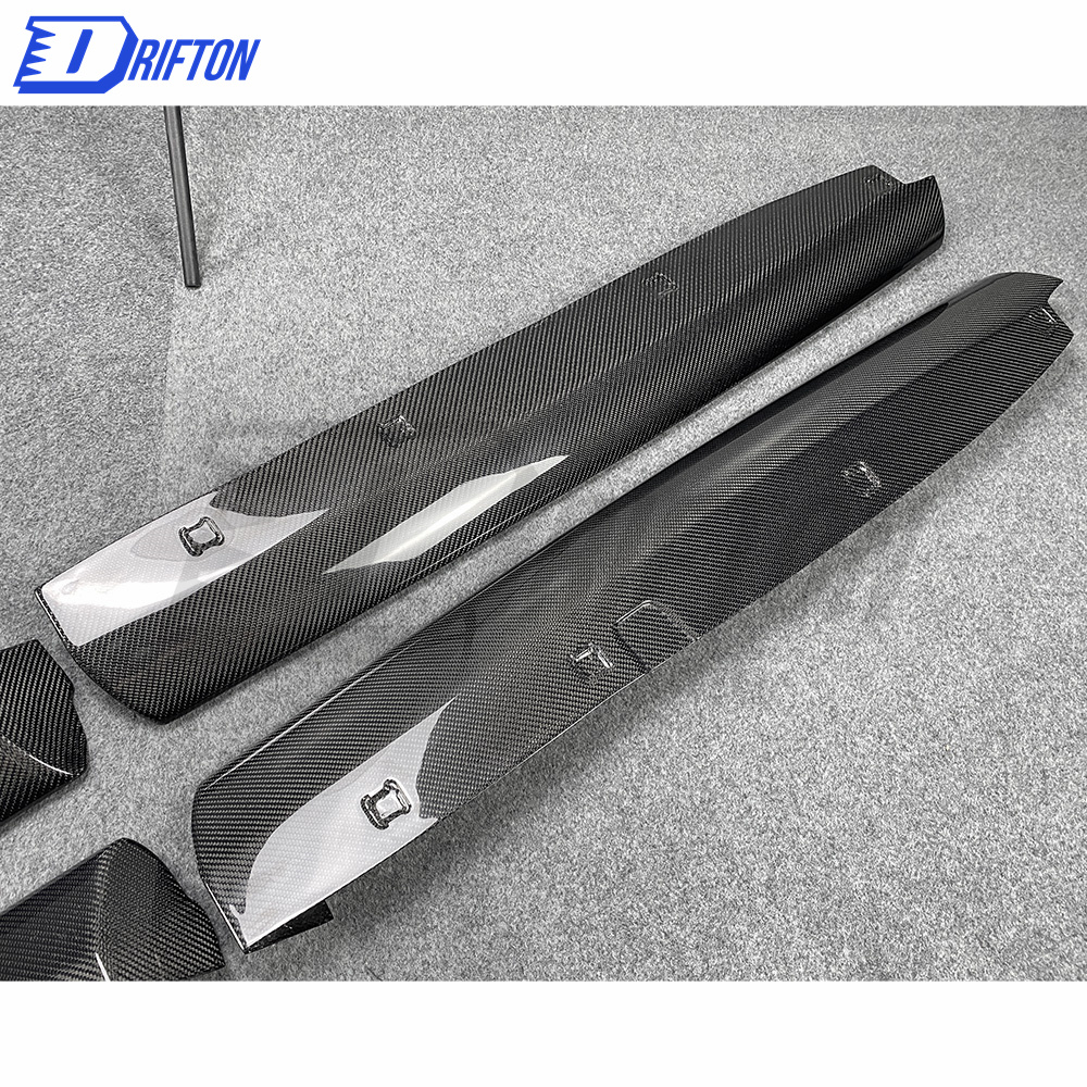 GT4 Style Dry Carbon Fiber Side Skirt For Mclaren 570S 570GT 2015-2020