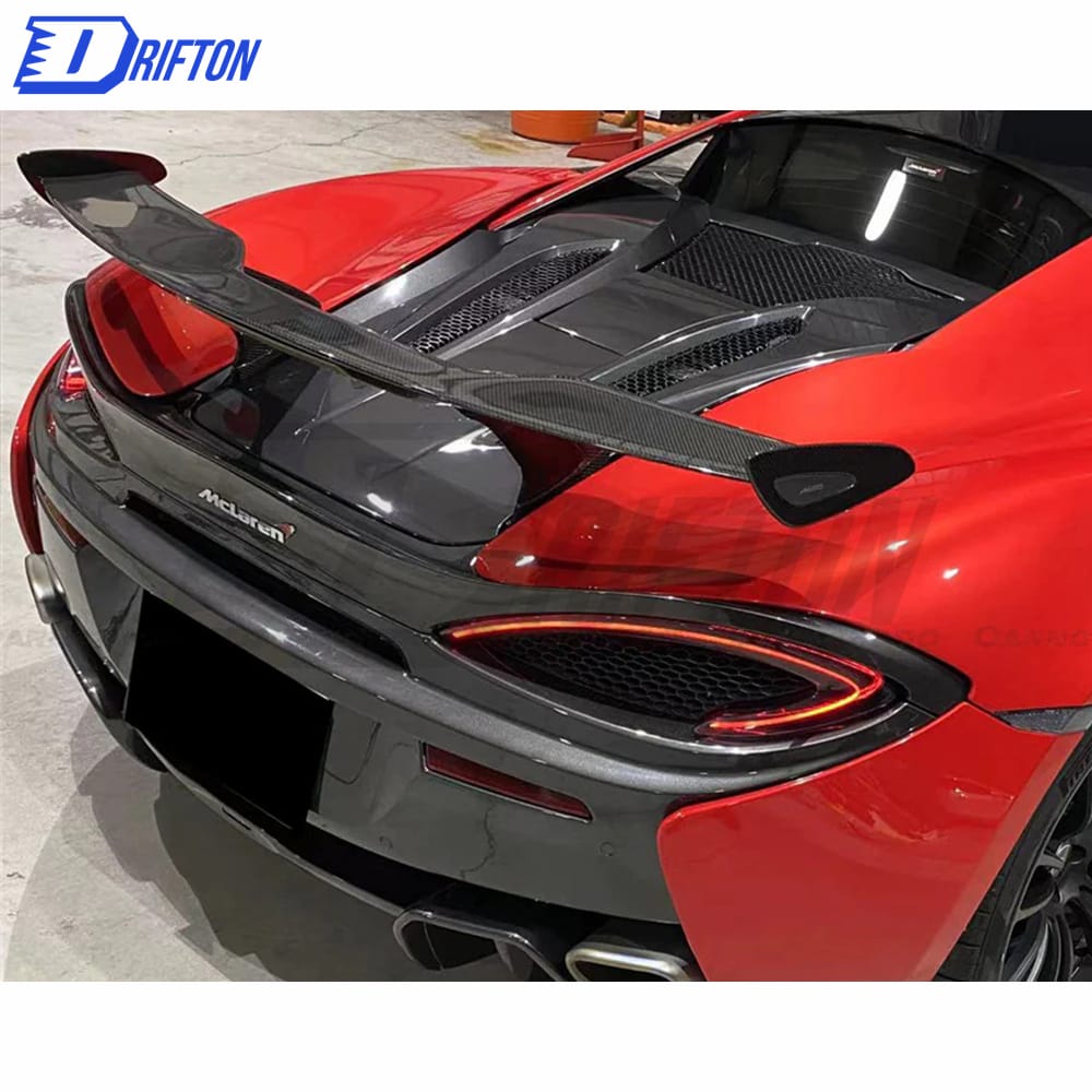 MSO Style Dry Carbon Fiber Rear Spoiler GT Wing For Mclaren 570S 570GT 2015-2020