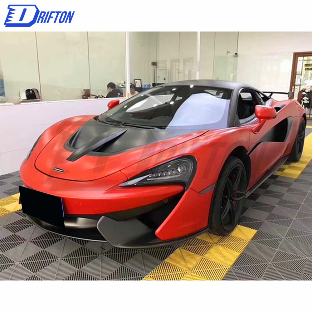 Novitec Style Half Dry Carbon Fiber Hood For Mclaren 570S 570GT 600LT 2015-2020
