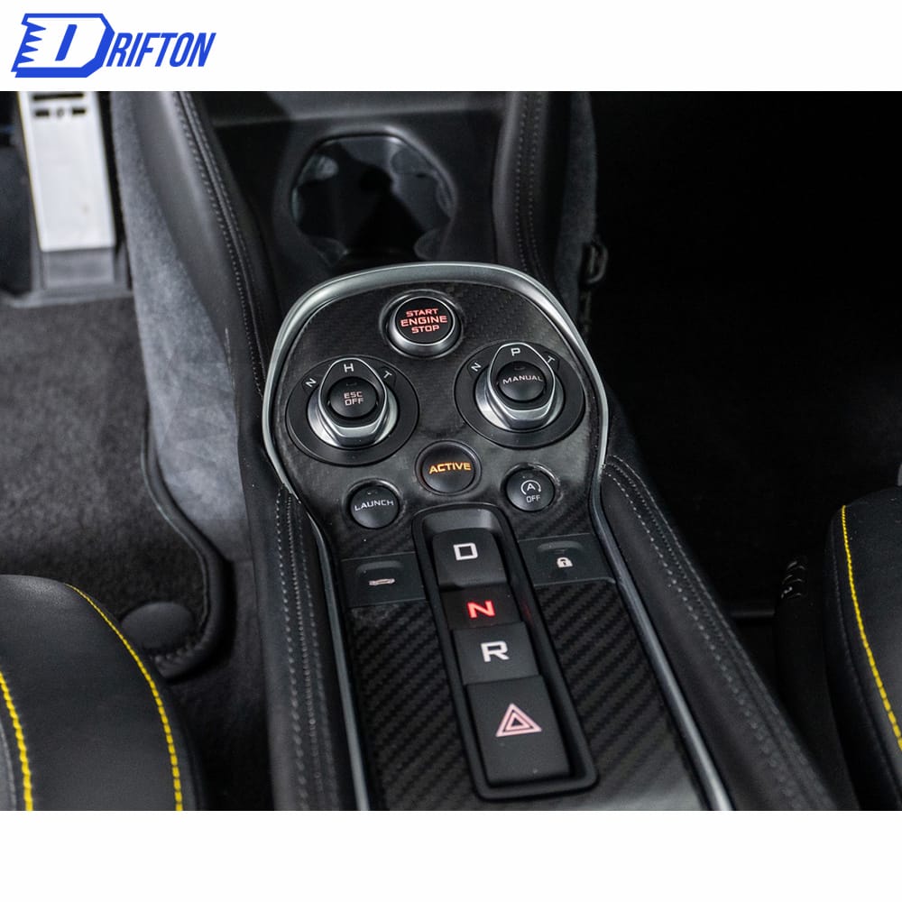 OEM Style Dry Carbon Fiber Interiors Gearshift Panel For McLaren 570S 600LT 2015-2020